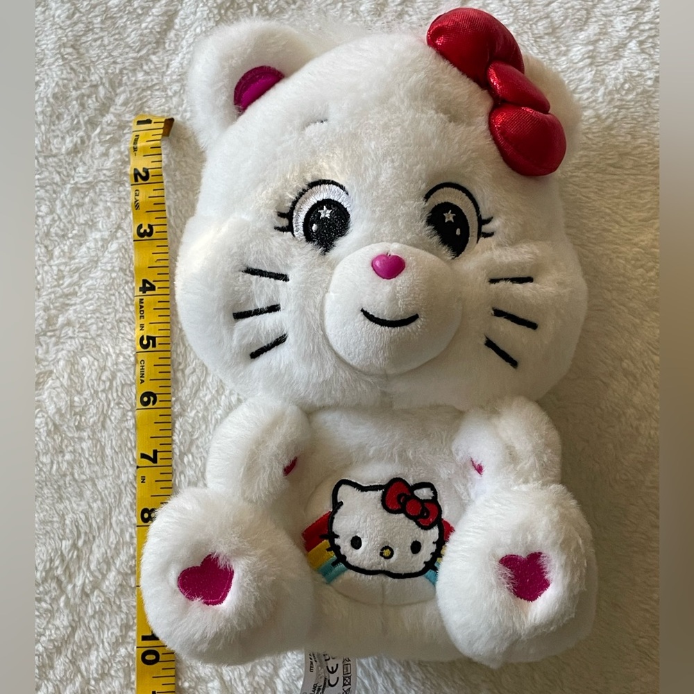 Care Bears-Hello Kitty Cheer Bear Plush Toy